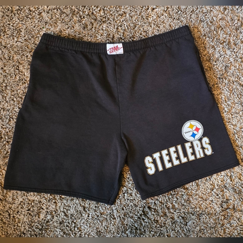 VINTAGE PITTSBURGH STEELERS SHORTS